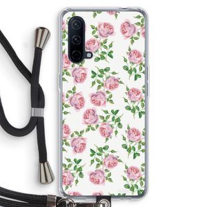 Kleine roosjes: OnePlus Nord CE 5G Transparant Hoesje met koord
