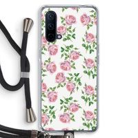 Kleine roosjes: OnePlus Nord CE 5G Transparant Hoesje met koord