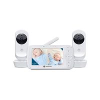 Motorola Nursery Babyfoon - Ease VM35-2 - 5-Inch Gesplitst Scherm - Wit - 2 Camera's - Nachtvisie - Ingebouwde microfoon - thumbnail