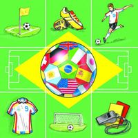 40x Papieren servetten voetbal thema - Feestservetten - thumbnail