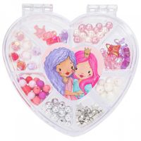 Depesche Princess Mimi Beads Set For Bracelets Kralenmix Roze, Rood, Wit 110 stuk(s)
