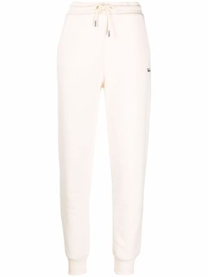 Woolrich pantalon de jogging à détail de logo - Blanc