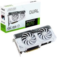 Dual GeForce RTX 4070 White OC Edition 12GB Grafische kaart - thumbnail
