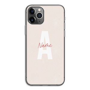 Strawberry Milkshake: iPhone 11 Pro Transparant Hoesje