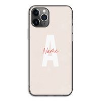 Strawberry Milkshake: iPhone 11 Pro Transparant Hoesje