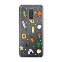 Happy bento friends: Samsung Galaxy A6 Plus (2018) Transparant Hoesje
