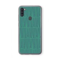 Swirls: Samsung Galaxy A11 Transparant Hoesje