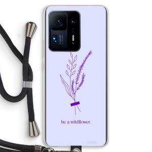 Be a wildflower: Xiaomi Mi Mix 4 Transparant Hoesje met koord