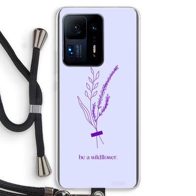 Be a wildflower: Xiaomi Mi Mix 4 Transparant Hoesje met koord