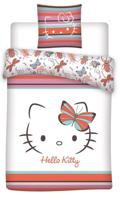 Hello Kitty Dekbedovertrek butterfly 140 X 200 cm - 65 x 65 cm - polykatoen - pre order