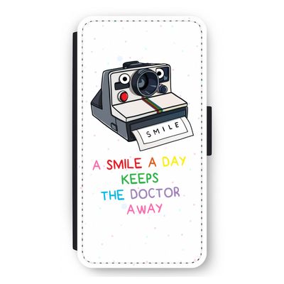 Smile: iPhone 11 Pro Max Flip Hoesje