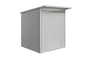 Metalen Berging AvantGarde ECO A1 180x220x218 cm met enkele deur- Lessenaarsdak- Metaal- Biohort