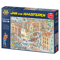 Jumbo puzzel 1000 stukjes Jan van Haasteren. Het ontbrekende stukje - thumbnail