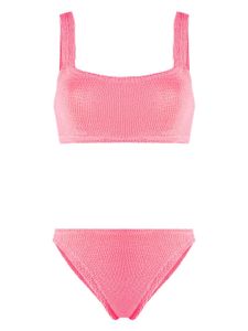 Hunza G bikini Xandra en seersucker - Rose