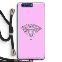 Home Is Where The Wifi Is: Honor 9 Transparant Hoesje met koord