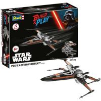 Bouw je eigen ruimteschip - REVELL - Bouw & Speel - Star Wars - Poe X-Wing Fighter - Licht en geluid - Vanaf 6 jaar