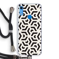 Crazy pattern: Huawei Y6s Transparant Hoesje met koord