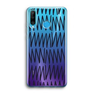 Marrakech Zigzag: Huawei P30 Lite Transparant Hoesje