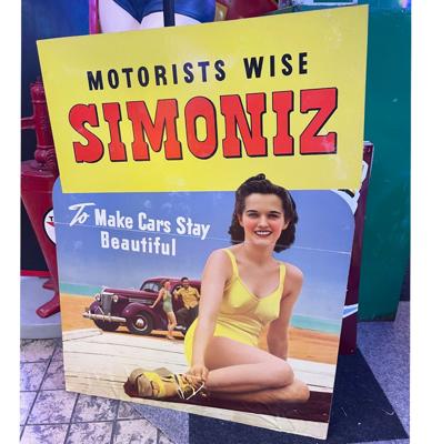 Simoniz Originele Kartonnen Display 90 x 65 cm