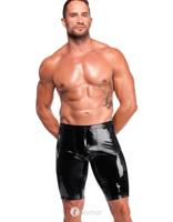 * NOIR handmade PVC bikershort met 3-slider rits, H094