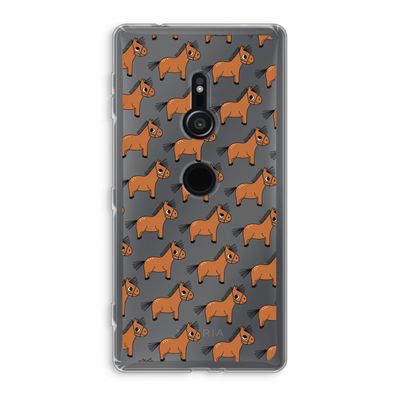 Pony: Sony Xperia XZ2 Transparant Hoesje