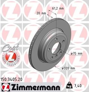 Remschijf Coat Z 150340520