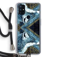 Golden Fox: OnePlus Nord N10 5G Transparant Hoesje met koord
