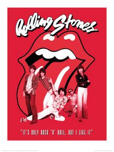 Rolling Stones It's Only Rock 'n Roll Art Print 30x40cm