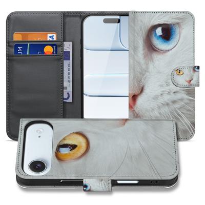 IPhone Air | Portemonnee hoesje Witte Kat