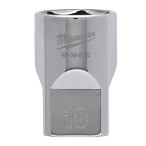 Milwaukee Accessoires 1/2" Dop Metrisch - 19 mm - 4932480017