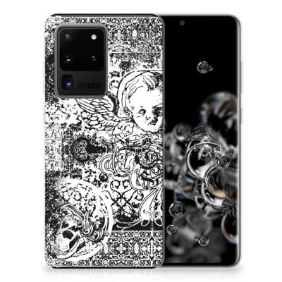 Silicone Back Case Samsung Galaxy S20 Ultra Skulls Angel