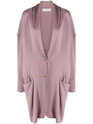 Dolce & Gabbana Pre-Owned veste boutonnée à col châle (années 1990) - Rose