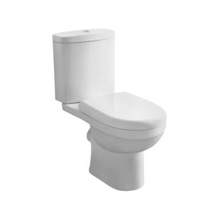 GO by Van Marcke Riele vloerstaande WC pack 780 x 635 x 375 mm wit porselein met softclose en takeoff zitting uitgang H (PK) sifon met jachtbak MFZ-1009D