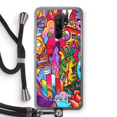 Dreams: Xiaomi Redmi 9 Transparant Hoesje met koord