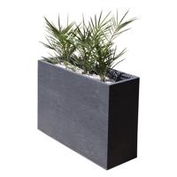 PLASTIC EDA Bloempot Wall Loft Graphit - 46 L - 78,5 x 29,5 x 60 cm - Antracietgrijs