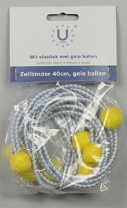 U-rope Zeilbinder 40 Cm, Gele Ballen (4) Default