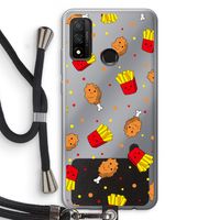 Chicken 'n Fries: Huawei P Smart (2020) Transparant Hoesje met koord