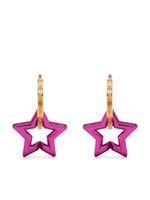 Versace boucle d'oreille à pendentif cœur - Rose