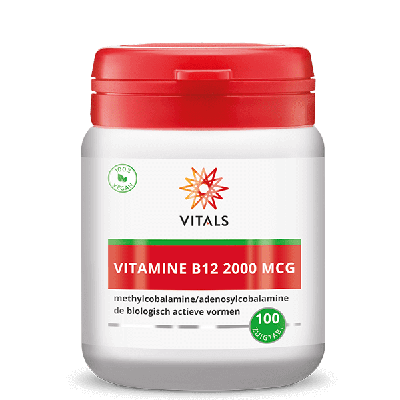 Vitamine B12 2000 mcg - 100 zuigtabletten