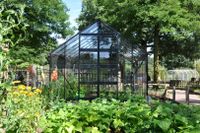Bourton 1210, zwart gecoat, veiligheidsglas 3mm - Royal well