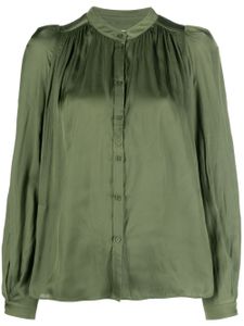 Zadig&Voltaire chemise Tchin à fini satiné - Vert