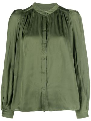 Zadig&Voltaire chemise Tchin à fini satiné - Vert