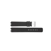 Horlogeband Danish Design IV12Q523 / IV13Q523 Leder Zwart 12mm
