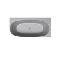 Half Vrijstaand Ligbad Riho Phatos Corner 170x80x57 cm Links Incl. Pop Up Waste, Sifon en Afvoer Stone Grey