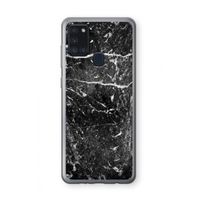 Zwart marmer: Samsung Galaxy A21s Transparant Hoesje