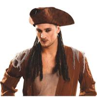 Hoed My Other Me Piraat Vlechten 58 cm
