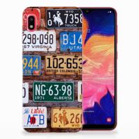 Samsung Galaxy A10 | Siliconen hoesje | met foto Kentekenplaten
