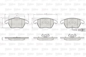 Remblok Vul Volkswagen Caddy 872587