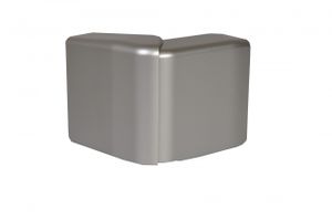 Electro Plint buitenhoek verstelbaar Aluminium 55mm