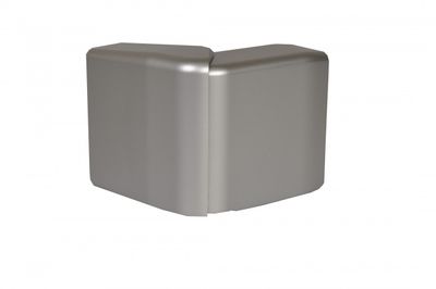 Electro Plint buitenhoek verstelbaar Aluminium 55mm